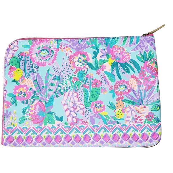 LILLY PULITZER Me and My Zesty Tech Pouch Tablet Case w/ Vibrant Colors in VGUC - Picture 5 of 12